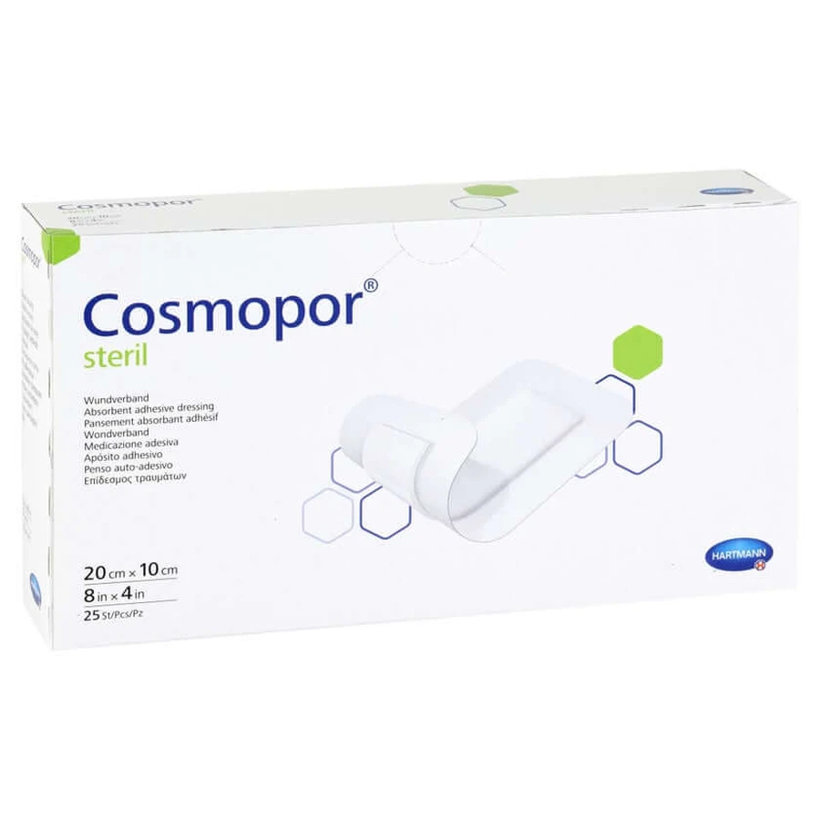 Cosmopor Apósito Estéril 10x20 cm 25 uds.