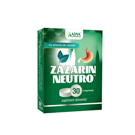 Zazarin Neutro menta x 30cpr mast Adya Green