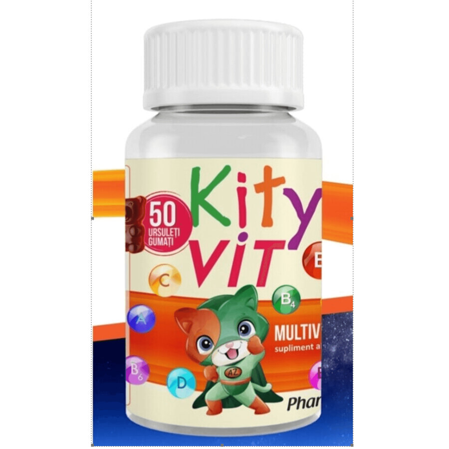 KITY VIT MULTIVITAMINE X 50 GUMATI URSULETS, PharmA-Z