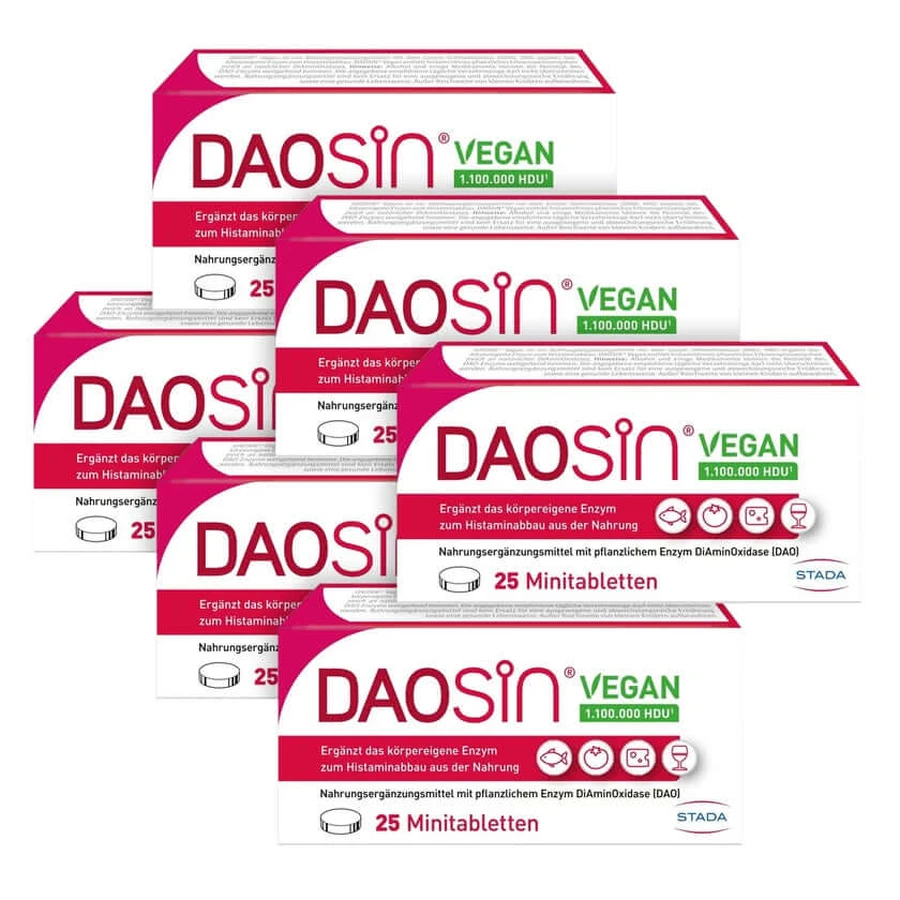 DAOSiN Vegan confezione da sei pezzi 6X25 pz.