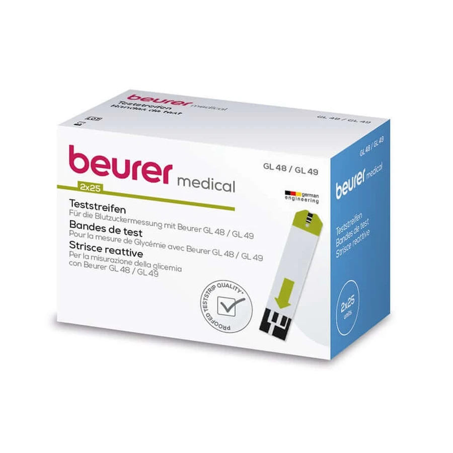 Beurer Blutzuckerteststreifen GL 48/ GL 49 50 St