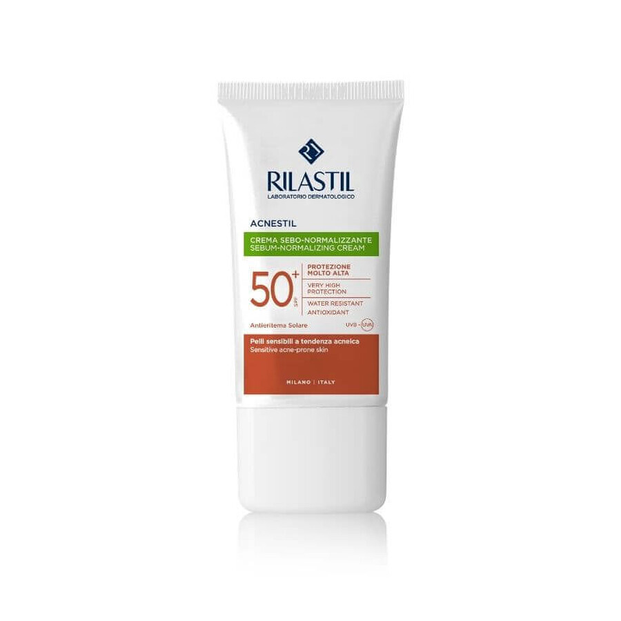 RILASTIL SUN SYSTEM ACNESTIL - Crema seboregulatoare cu SPF 50+ x 40 ml