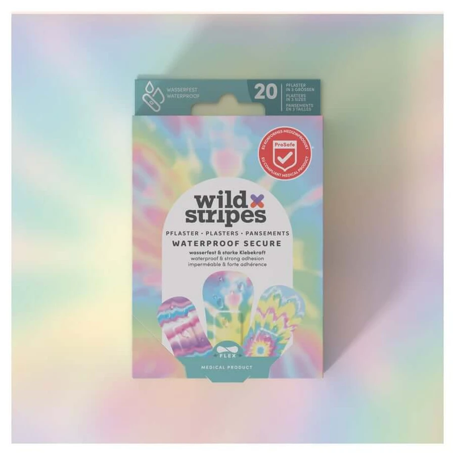 Plaster wodoodporny Wild Stripes - Rainbow Edition 20 szt.: ceny i cechy