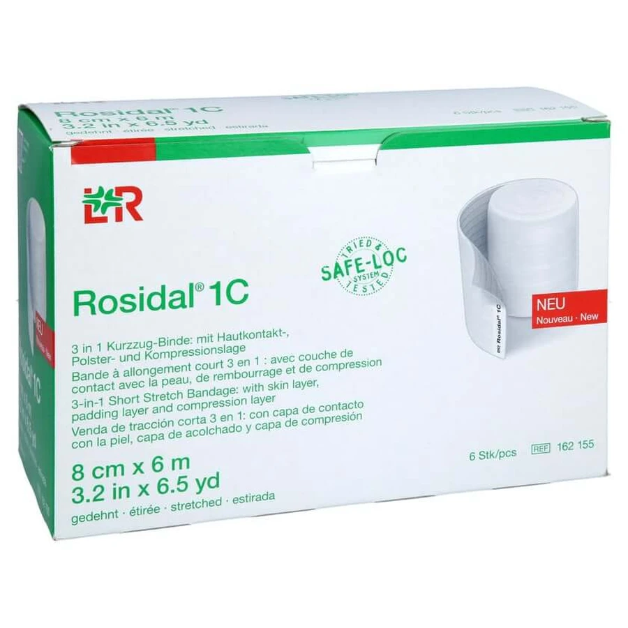 Bandaj Rosidal 1c 8 Cmx6 M 6 buc