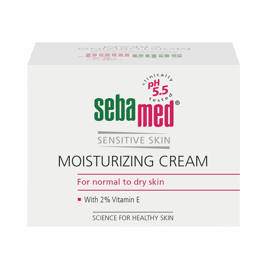 Crema hidratante dermatológica con vitamina E, 75 ml, Sebamed