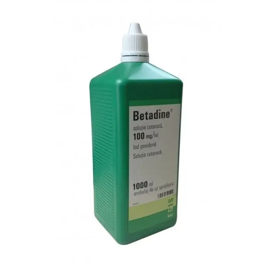 Betadine solución externa 10%, 1000 ml