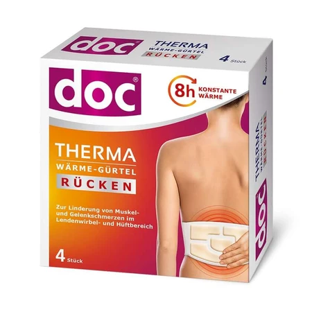 doc Therma cinturón de calor espalda 4 uds