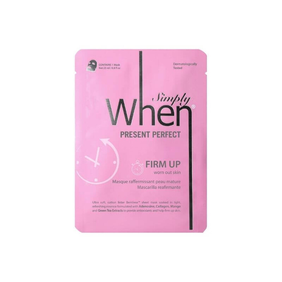 Maschera con collagene e acido ialuronico, Present Perfect, x 23g, Simply When