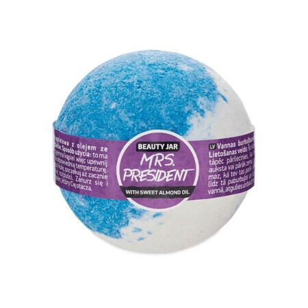 Boule de bain à l'huile d'amande douce, Mme la Présidente x 150g, Pot de beauté