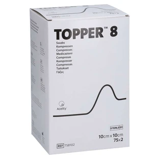 Topper 8 Compr.10x10 cm sterylny 75X2 szt.
