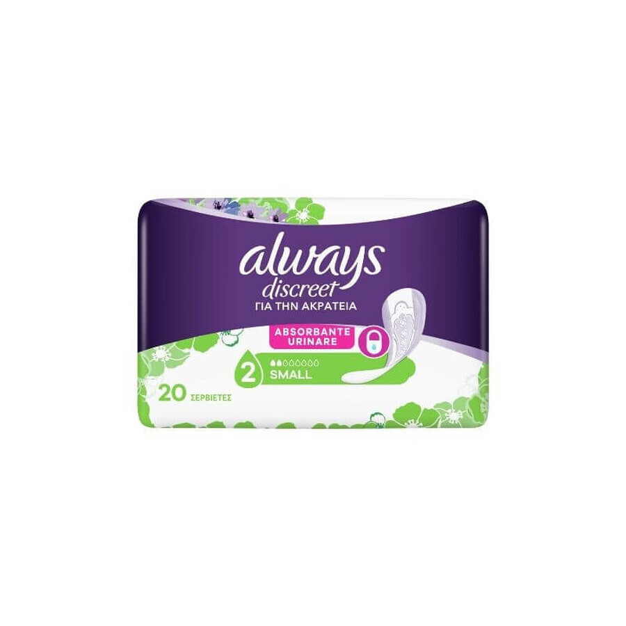 Always Discreet Pads Small, 20 buc