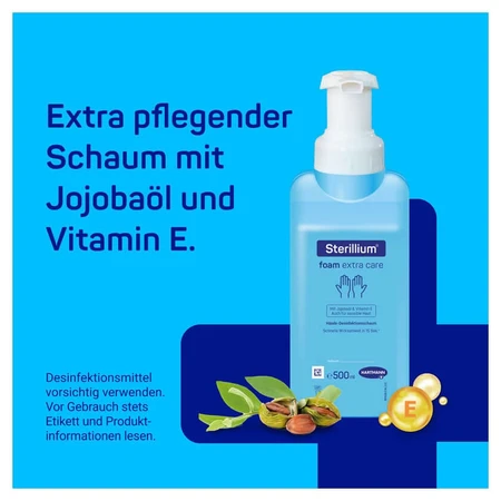 Sterillium schiuma extra care 500 ml