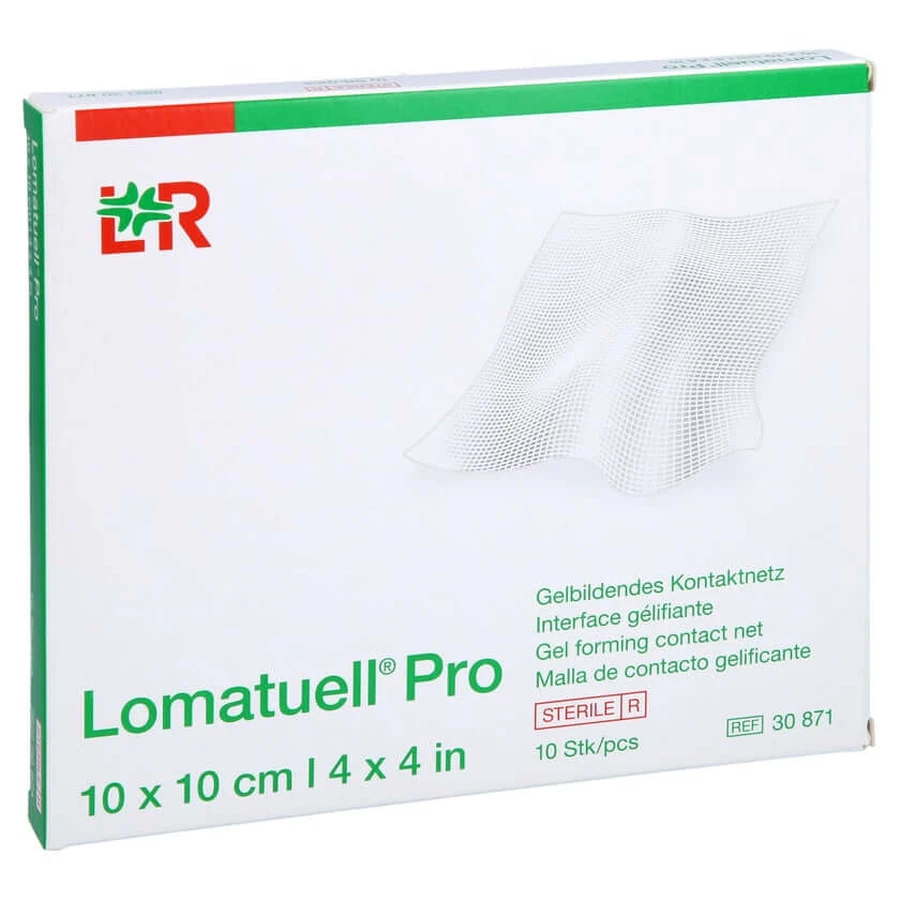 Lomatuell Pro 10x10 cm steril 10 buc