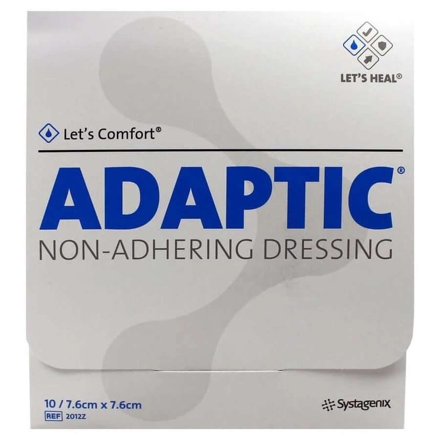Adaptic 7,6x7,6 cm medicazione umida per ferite 2 10 pz.