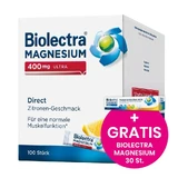 Biolectra Magnesio 400 mg ultra Directo Limón vegano 100 St
