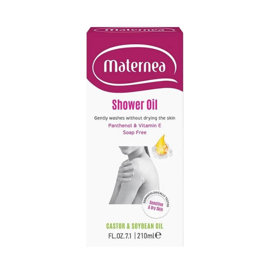 Aceite de ducha con Pantenol y Vit E 210 ml, Maternea