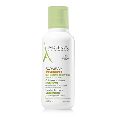 A-Derma Exomega Control Crema Emoliente, 400 ml