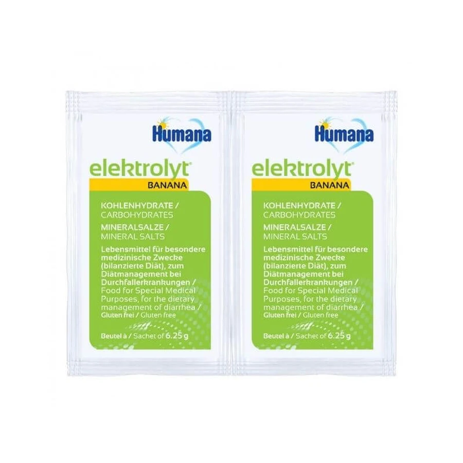 HUMANA Electrolyt banaan 2x6,25g