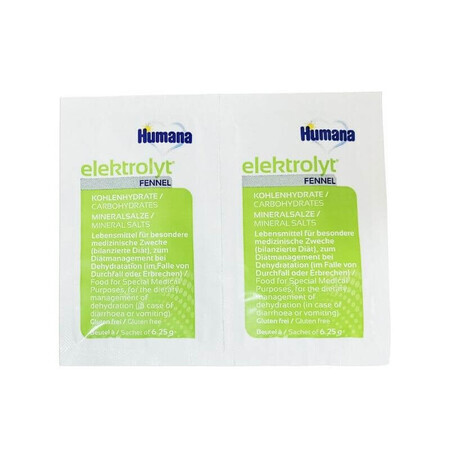 HUMANA Electrolyt fenicul 2x6.25g