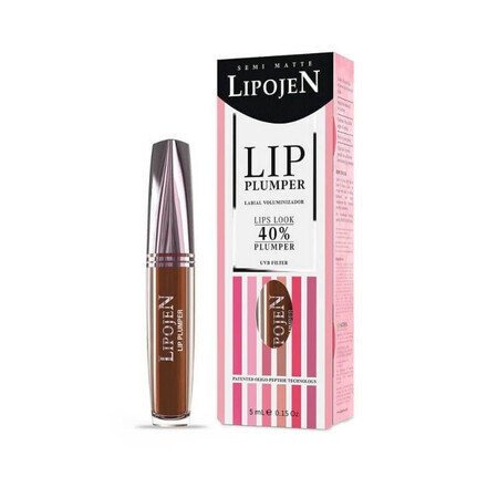 Barra de labios líquida n.º 3, Chocolate caliente, Lipojen