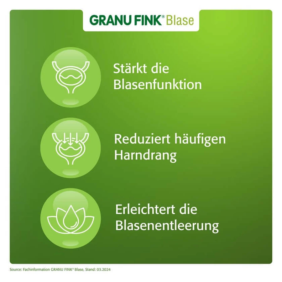 GRANU FINK Blaasharde Capsules 160 Capsules