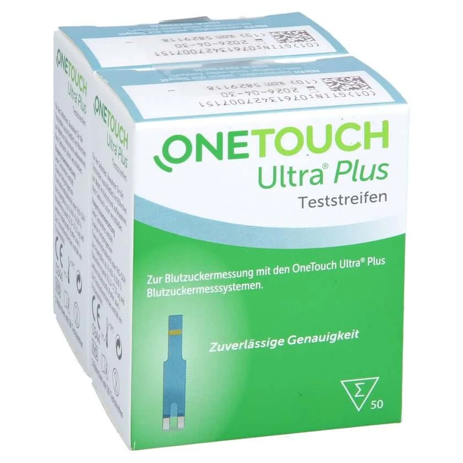 One Touch Ultra Plus Teststrips 2X50 stuks