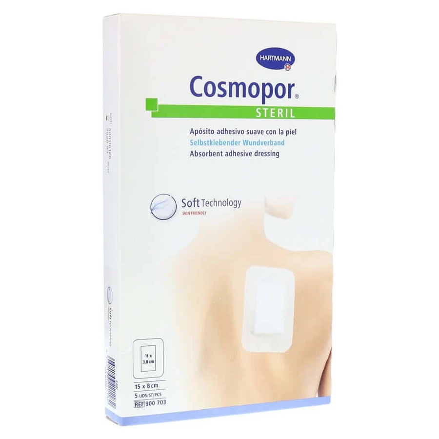Cosmopor steril 15 x 8 cm 5 St