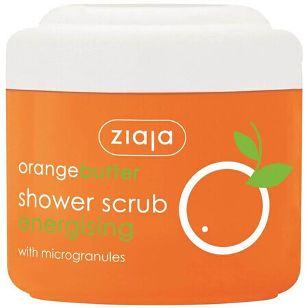 Crema de ducha exfoliante con manteca de naranja, 200 ml, Ziaja