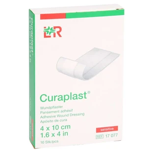 Curaplast Cerotto sensibile per ferite 4x10cm 10 pz.