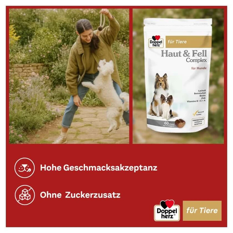 Doppelherz für Tiere Haut & Fell Complex 60 St