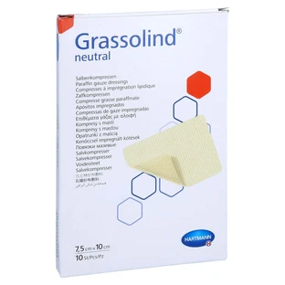 Grassolind compresse di unguento 7,5x10 cm pz. 10 pz.