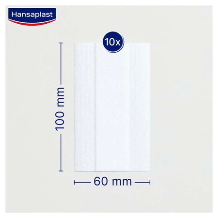 Hansaplast Gesso sensibile 10 cm x 6 cm 1 pz.