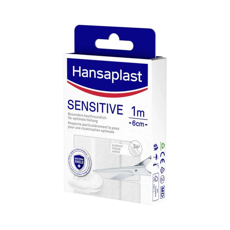 Hansaplast Gesso sensibile 10 cm x 6 cm 1 pz.