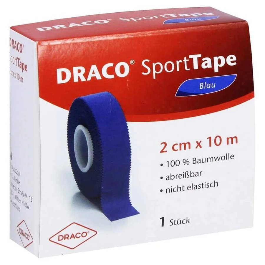 Taśma opatrunkowa Draco 2 cmx10 m niebieska 1 szt.: ceny i cechy