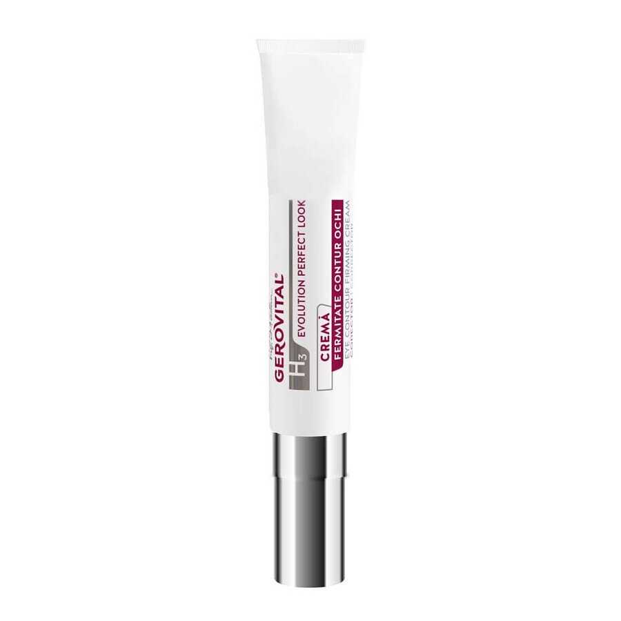 Gerovital H3 Evolution Crema reafirmante de ojos Perfect Look, 15 ml, Farmec