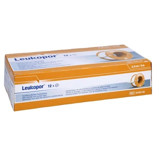 Leukopor 2,5 cmx5 m 12 szt.