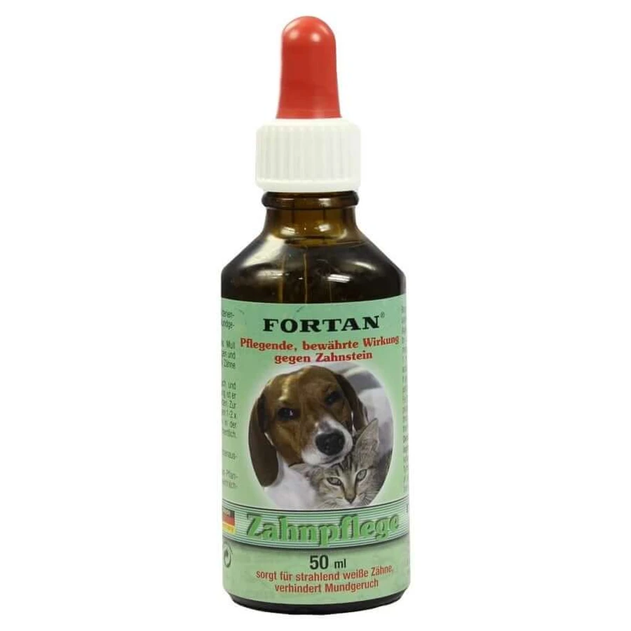 Fortan produkt do pielęgnacji zębów dla weterynarzy. 50 ml: ceny i cechy