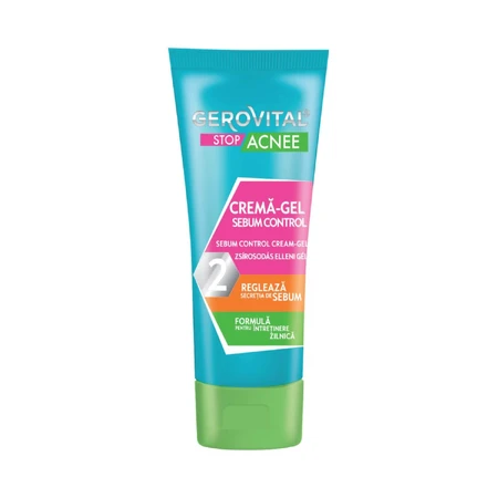 Gerovital Gel Creme Talgkontrolle, 50 ml, Farmec