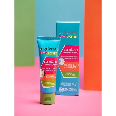 Gerovital Gel Creme Talgkontrolle, 50 ml, Farmec