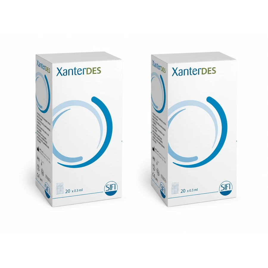 Xanterdes oogdruppels, 2x20 flacons, Sifi