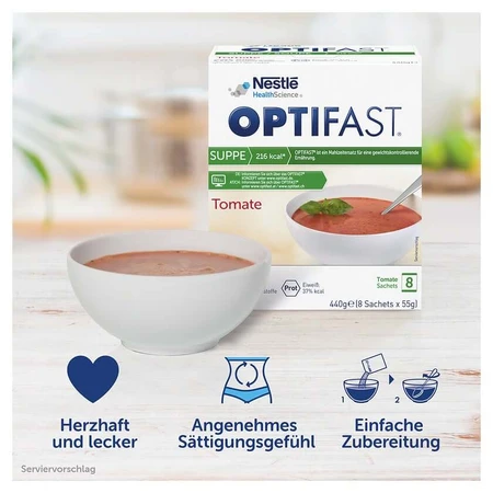 OPTIFAST Sopa de Tomate 8X55 g