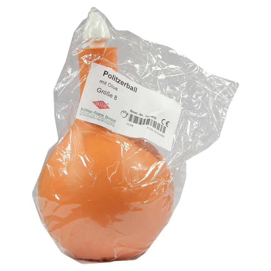 Boule Politzer taille 8 avec olive 1 pc