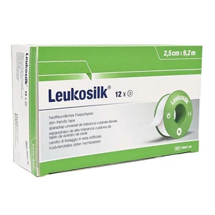 Leukosilk 2,5 cmx9,2 m 12 szt.