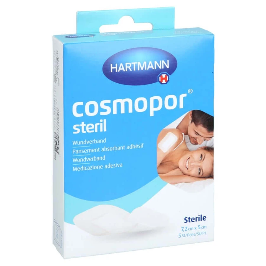Cosmopor Apósito Estéril 5x7,2 cm 5 uds.