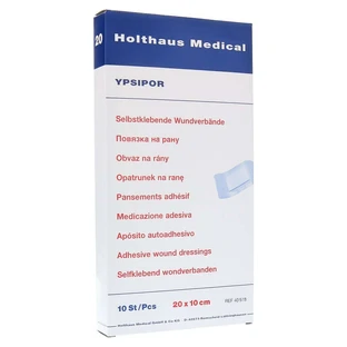 Wondverband Steriel Ypsipor 10x20 cm 10 st.
