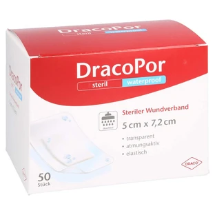 Dracopor Waterdicht Wondverband 5x7,2 cm 50 st.