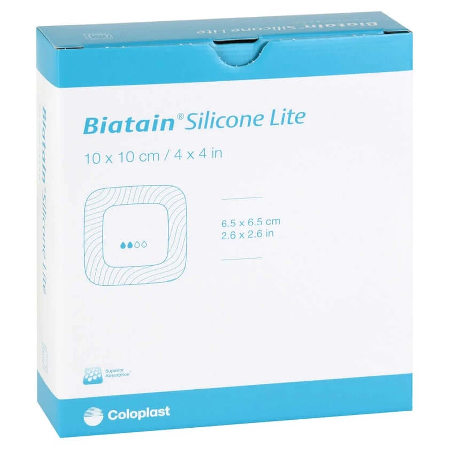 Biatain Silicone Lite schuimverband 10x1 10 stuks