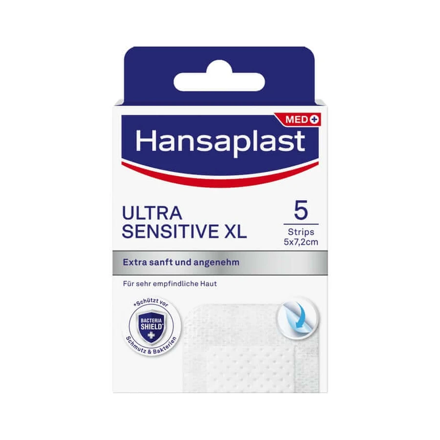 Hansaplast Pansament ultra-sensibil pentru plăgi 5 buc