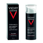 Vichy Homme Hydra Mag C Crème hydratante à effet anti-fatigue pour le visage et le contour des yeux, 50 ml