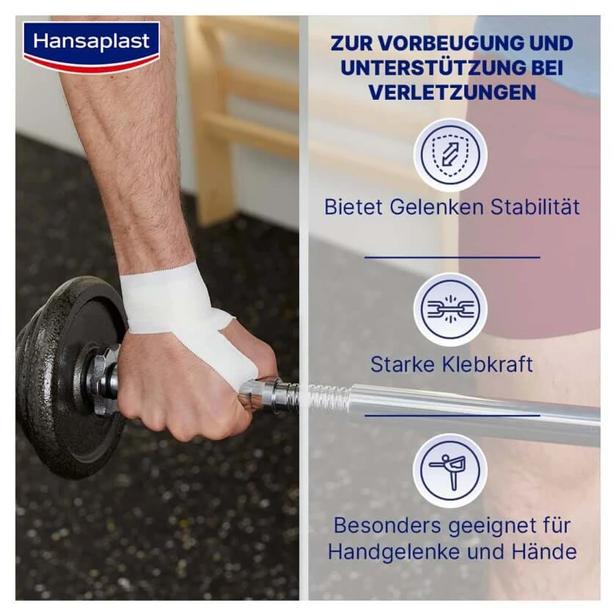 Hansaplast Nastro sportivo robusto 2,5 cmx10 1 pz.
